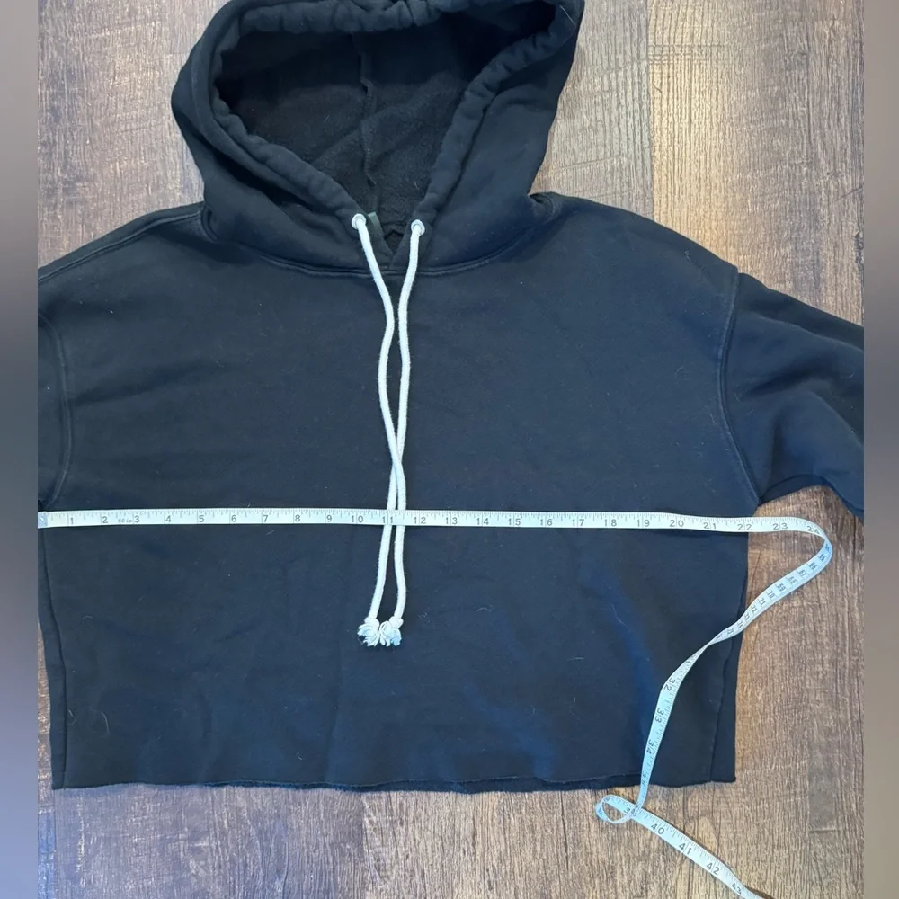 Wild Fable Black Cropped Hoodie - Picture 5 of 6